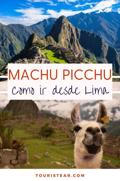 Cómo ir de Lima a Machu Picchu