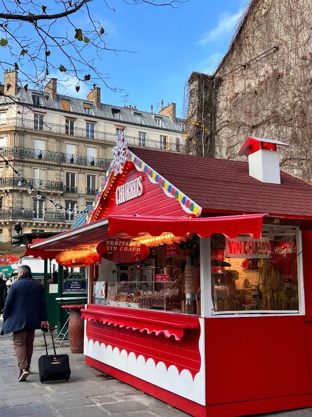 Christmas market at St Germain Paris
