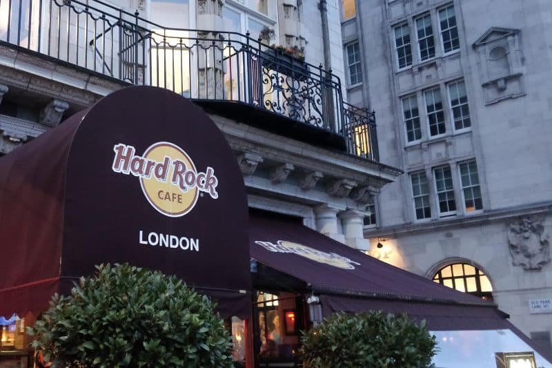 Hard Rock Cafe London at Old Park Lane included in Go City London 