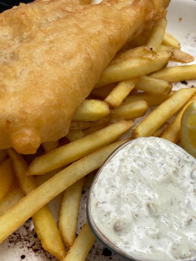 fish and chips en Kinsale