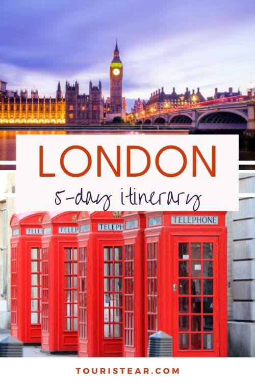 london 5 day itinerary