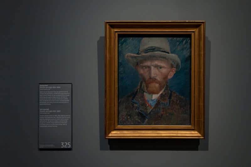 Self-portrait by Vincent Van Gogh, Amsterdam Museum
