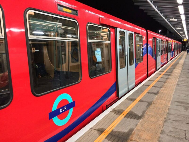 DLR transportation for an Oyster Card