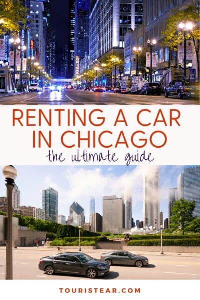 renting a car in chicago pinterest cover