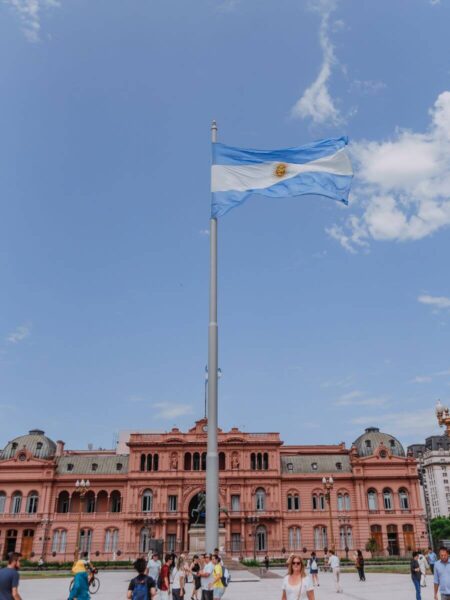 Argentina Flag in Square