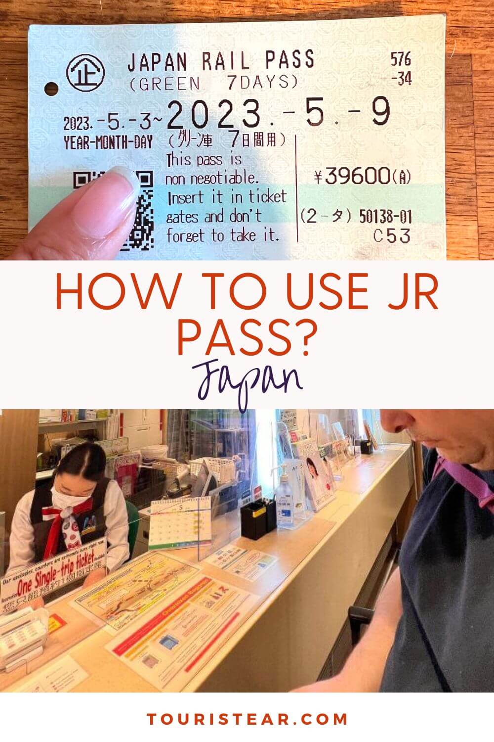 Cómo utilizar el JR Pass en Japón Portada de Pinterest Pin