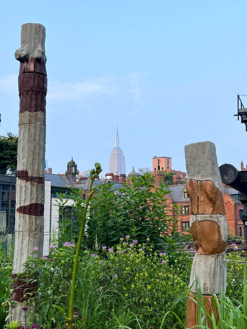Highline views and totem