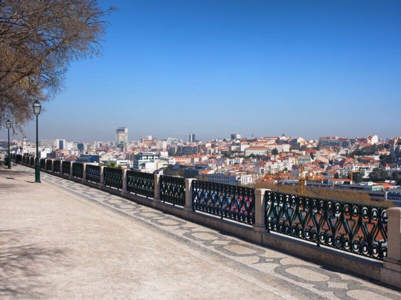 Mirador de San Pedro de Alcantara en Lisboa
