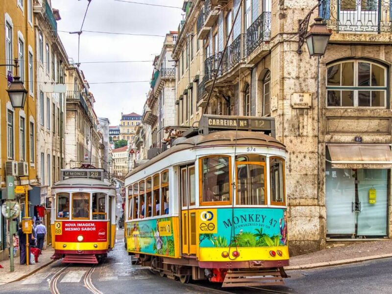Tram antiguo de Lisboa